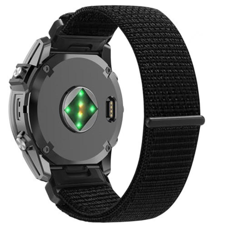 For Garmin 22mm Nylon Hook and Loop Fastener Quick Release Watch Band
