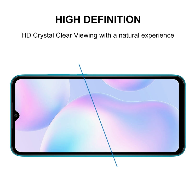 For Xiaomi Redmi 9i Full Glue Full Screen Tempered Glass Film