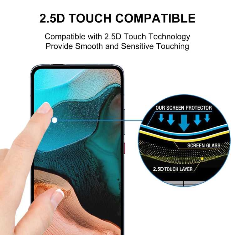 For Xiaomi Redmi K30 Pro Zoom Full Glue Full Screen Tempered Glass Film