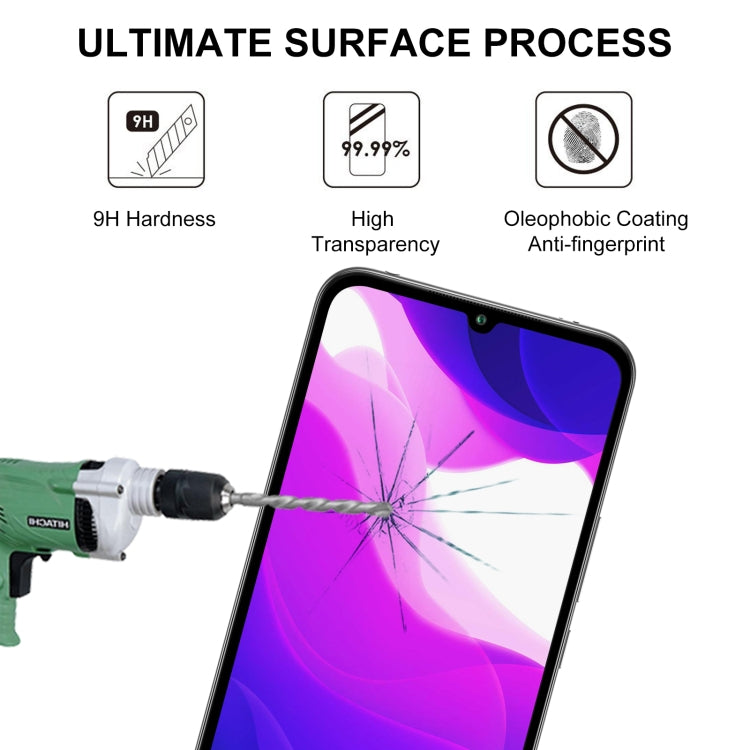 For Xiaomi Mi 10 Lite Zoom Full Glue Full Screen Tempered Glass Film