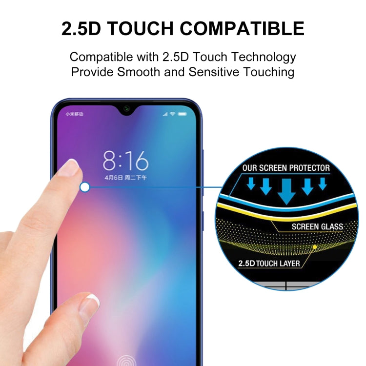 For Xiaomi Mi 9X Full Glue Full Screen Tempered Glass Film