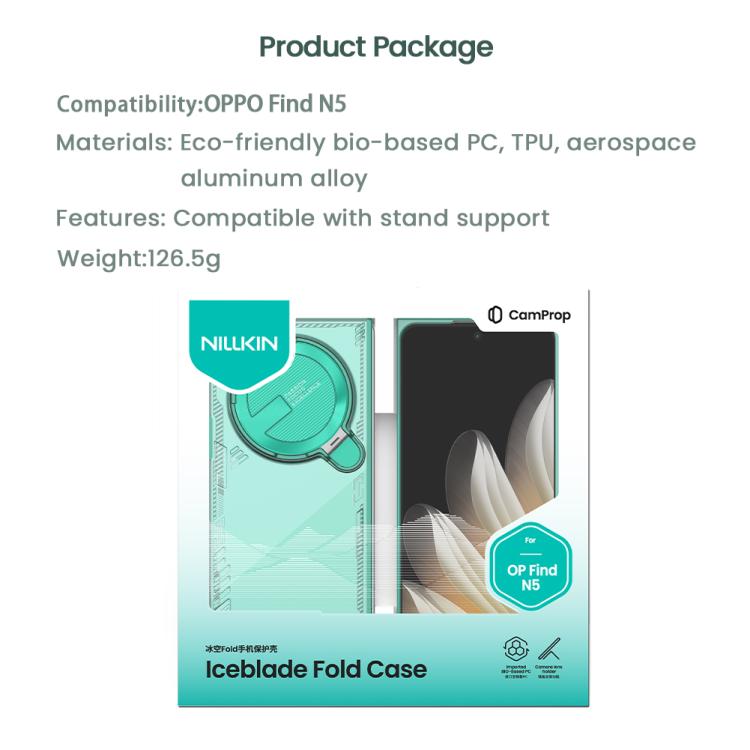 For OPPO Find N5 NILLKIN Ice Sky Fold Series Cover Version Phone Case