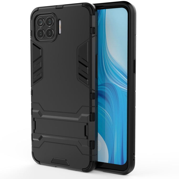 For OPPO F17 Pro PC + TPU Shockproof Protective Case with Holder