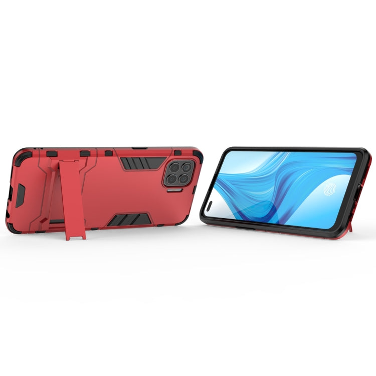For OPPO F17 Pro PC + TPU Shockproof Protective Case with Holder