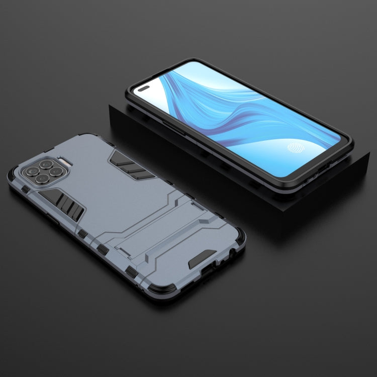 For OPPO F17 Pro PC + TPU Shockproof Protective Case with Holder