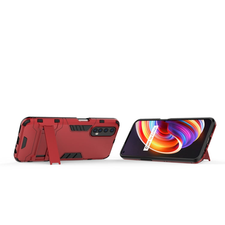For OPPO Realme 7 PC + TPU Shockproof Protective Case with Holder