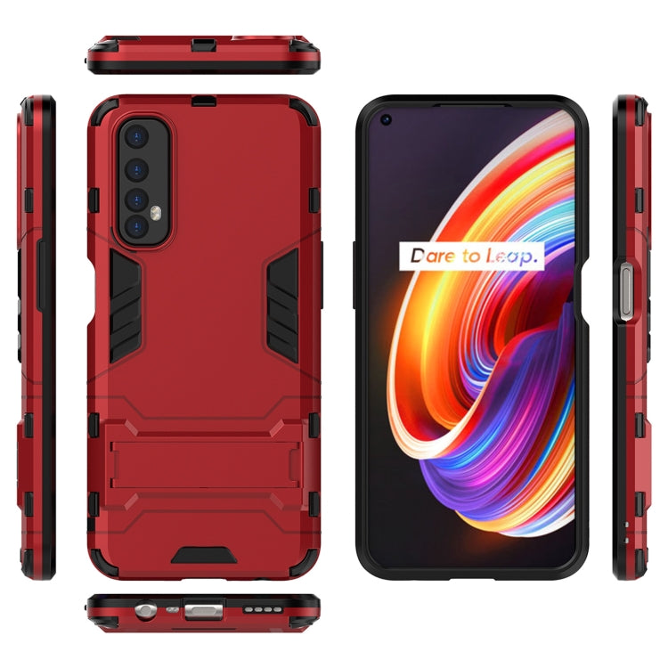 For OPPO Realme 7 PC + TPU Shockproof Protective Case with Holder