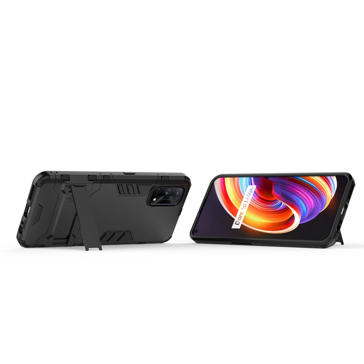 For OPPO Realme 7 Pro PC + TPU Shockproof Protective Case with Holder