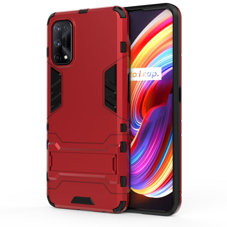 For OPPO Realme 7 Pro PC + TPU Shockproof Protective Case with Holder