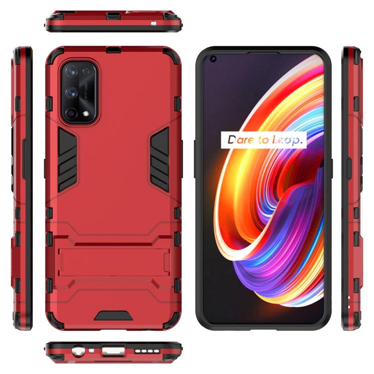 For OPPO Realme 7 Pro PC + TPU Shockproof Protective Case with Holder