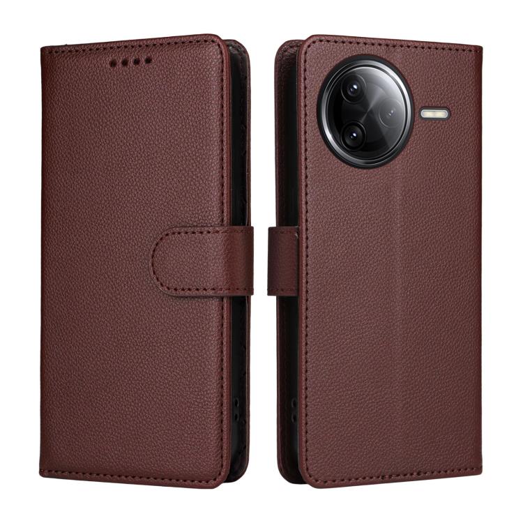 For Redmi K80 Pro / Poco F7 Ultra Litchi Texture RFID Blocking 3-Card Wallet Leather Phone Case