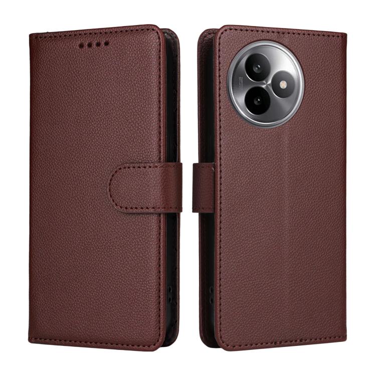 For Redmi K80 Ultra Litchi Texture RFID Blocking 3-Card Wallet Leather Phone Case