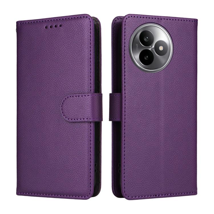 For Redmi K80 Ultra Litchi Texture RFID Blocking 3-Card Wallet Leather Phone Case
