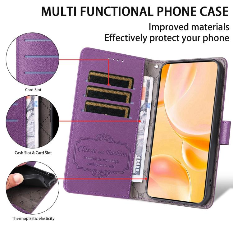 For Redmi K80 Ultra Litchi Texture RFID Blocking 3-Card Wallet Leather Phone Case