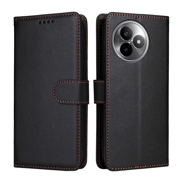 For Redmi K80 Ultra Litchi Texture RFID Blocking 3-Card Wallet Leather Phone Case