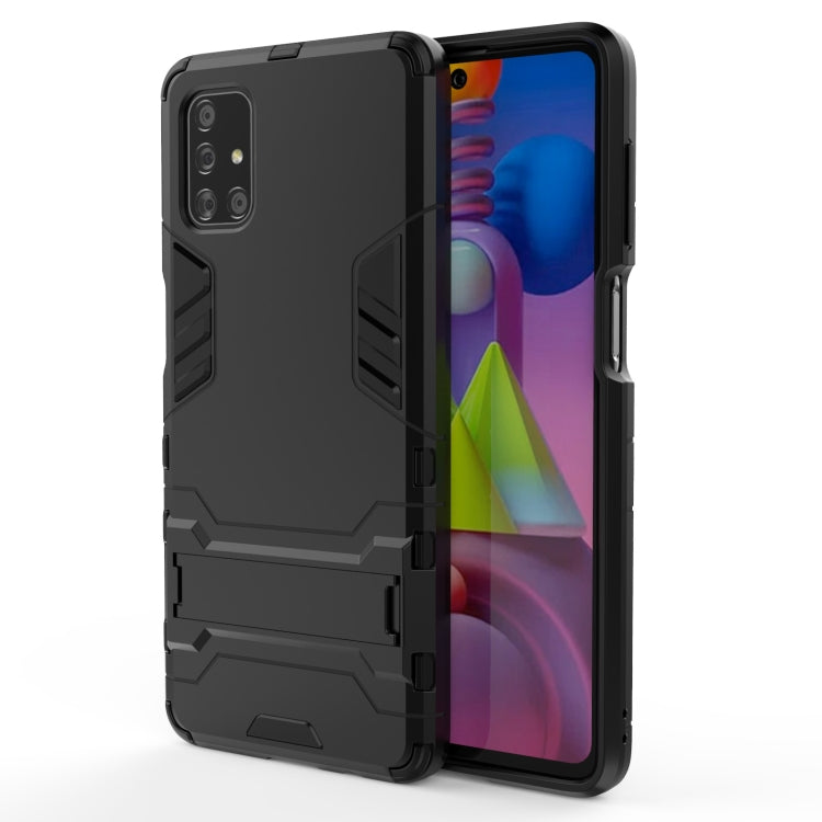 For Samsung Galaxy M51 PC + TPU Shockproof Protective Case with Holder