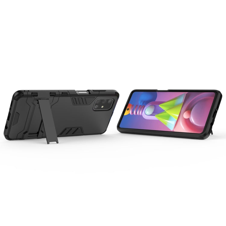 For Samsung Galaxy M51 PC + TPU Shockproof Protective Case with Holder