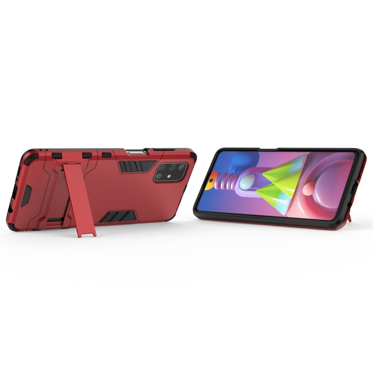 For Samsung Galaxy M51 PC + TPU Shockproof Protective Case with Holder