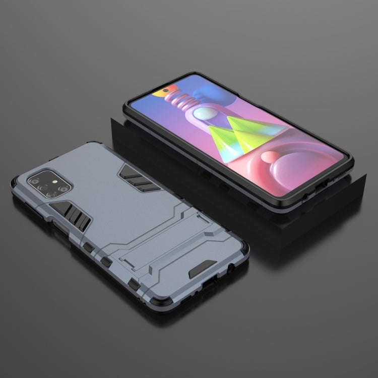 For Samsung Galaxy M51 PC + TPU Shockproof Protective Case with Holder