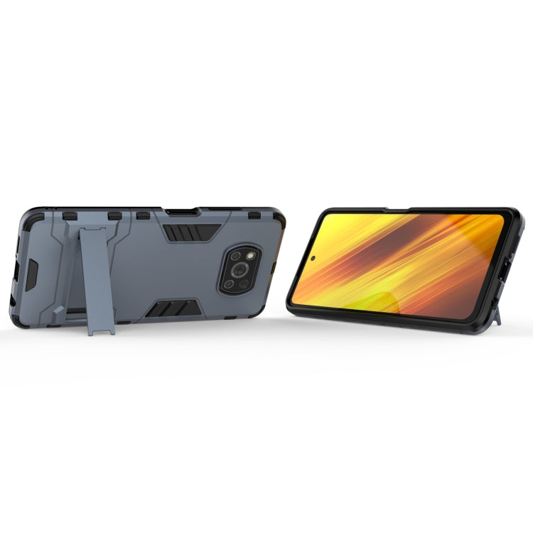 For Xiaomi Poco X3 NFC PC + TPU Shockproof Protective Case with Holder