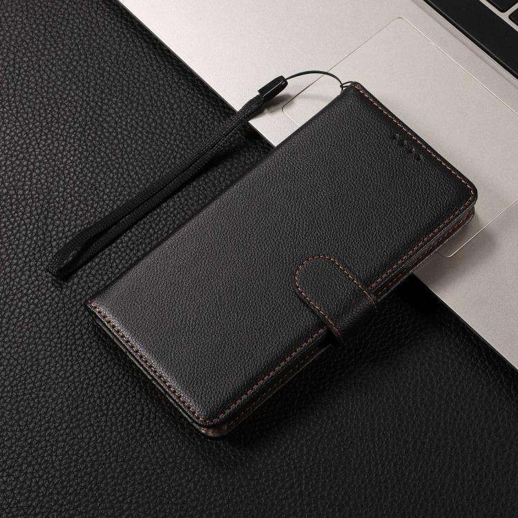 For Redmi Note 15 4G / 5G Global 164mm Litchi Texture RFID Blocking 3-Card Wallet Leather Phone Case