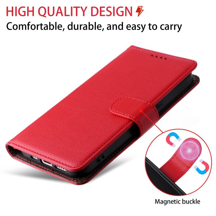 For Redmi Note 15 Pro+ 5G Global 163.3mm Litchi Texture RFID Blocking 3-Card Wallet Leather Phone Case