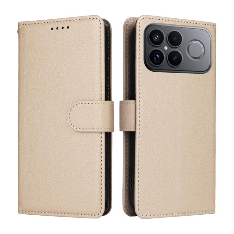 For Redmi K90 Pro Max / Poco F8 Ultra 5G Litchi Texture RFID Blocking 3-Card Wallet Leather Phone Case