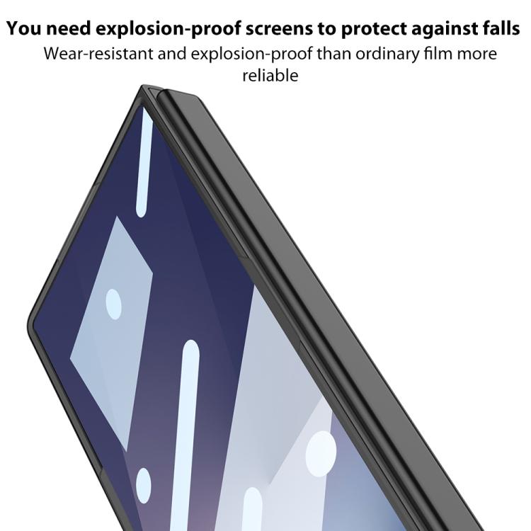 For Samsung Galaxy Z Fold7 5G GKK Integrated Ultra-thin Full Cover Phone Case with Pen Slot, Not Included Pen