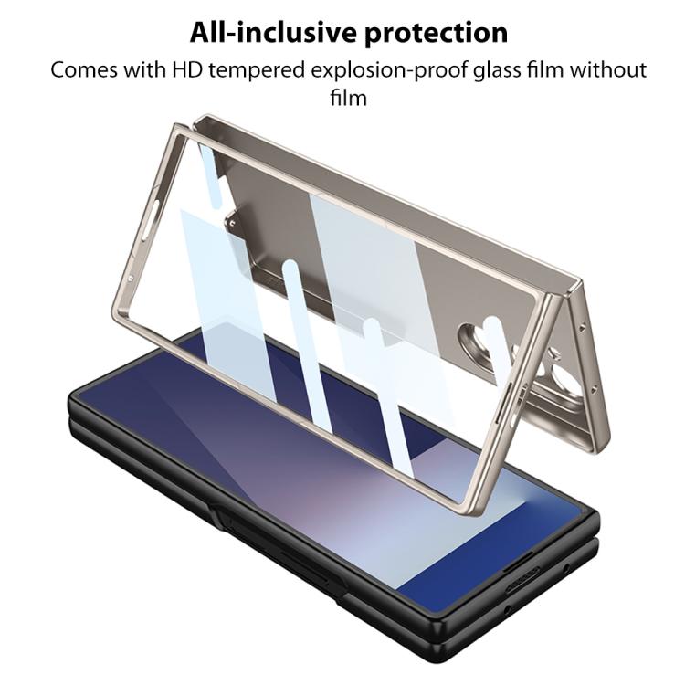 For Samsung Galaxy Z Fold7 5G GKK Integrated Ultra-thin Full Cover Phone Case with Pen Slot, Not Included Pen
