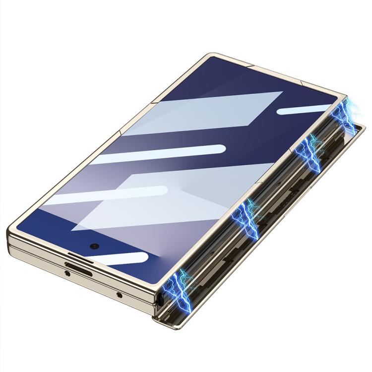 For Samsung Galaxy Z Fold7 5G GKK Integrated Triumph Phantom Magnetic Phone Case with Holder
