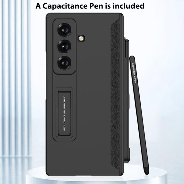 For Samsung Galaxy Z Fold7 5G GKK Integrated Magnetic Folding Full Cover Phone Case with Pen Slot, Included Pen