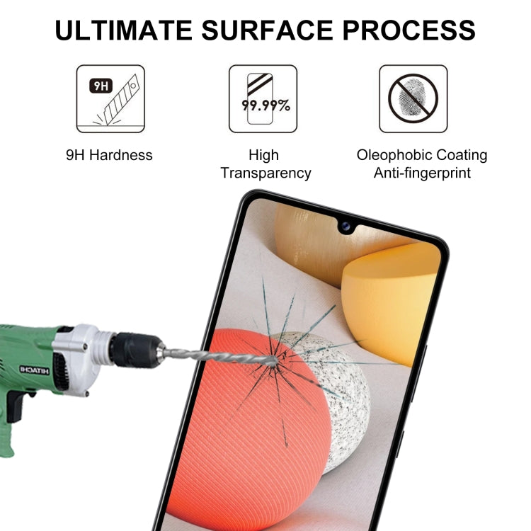 For Samsung Galaxy A42 5G Full Glue Full Screen Tempered Glass Film