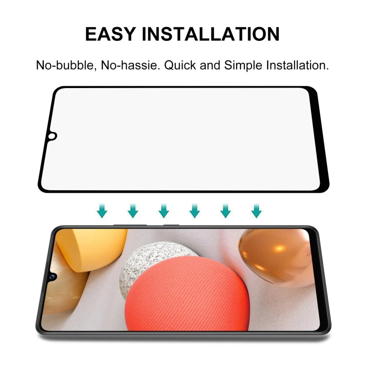For Samsung Galaxy A42 5G Full Glue Full Screen Tempered Glass Film