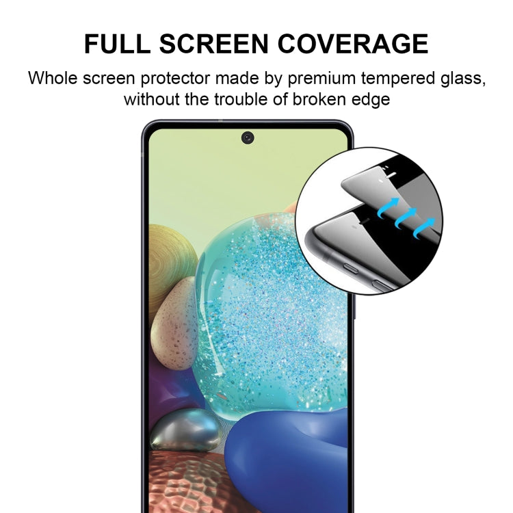 For Samsung Galaxy A71 5G UW Full Glue Full Screen Tempered Glass Film
