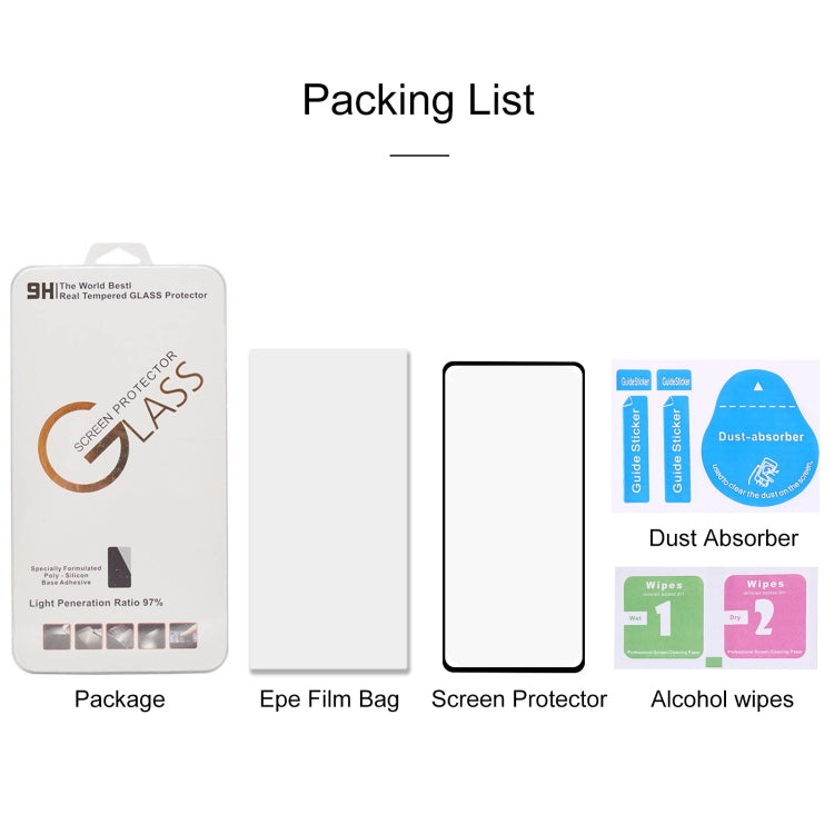 For Samsung Galaxy A71 5G UW Full Glue Full Screen Tempered Glass Film