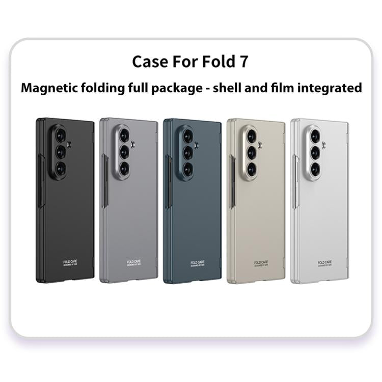For Samsung Galaxy Z Fold7 5G GKK Integrated Magnetic Folding Hinge Full Cover Phone Case