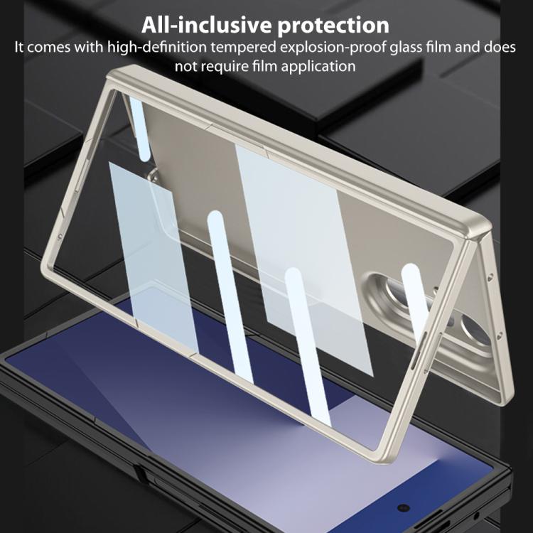 For Samsung Galaxy Z Fold7 5G GKK Integrated Magnetic Folding Hinge Full Cover Phone Case