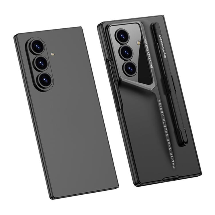 For Samsung Galaxy Z Fold7 5G GKK Integrated Blade Ultra-thin Full Coverage Phone Case with Pen Slot, Included Pen