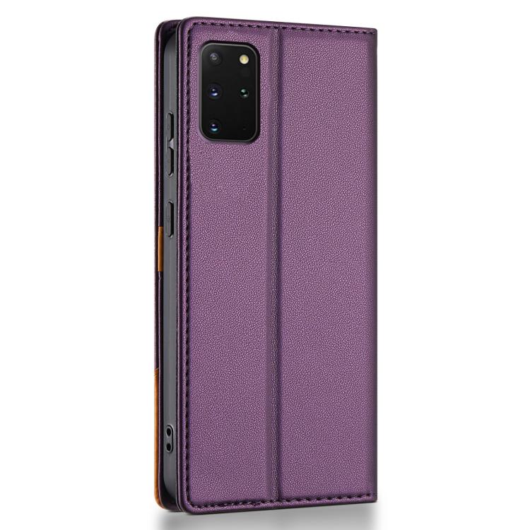 For Samsung Galaxy S20 FE N.BEKUS P3 RFID Stitching Magnetic Flip Leather Phone Case