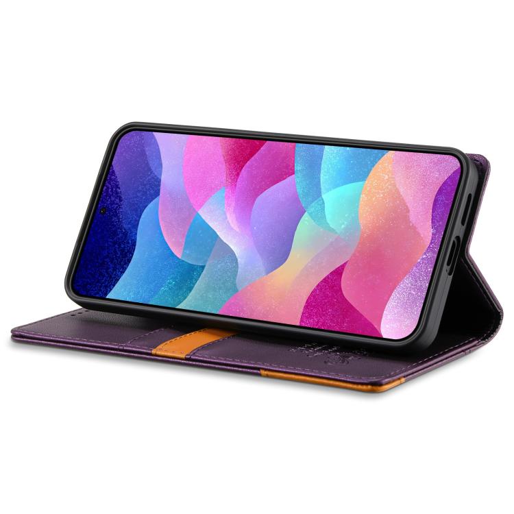 For Samsung Galaxy S20 FE N.BEKUS P3 RFID Stitching Magnetic Flip Leather Phone Case