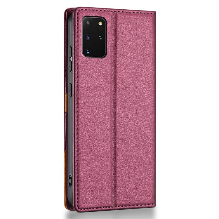 For Samsung Galaxy S20 FE N.BEKUS P3 RFID Stitching Magnetic Flip Leather Phone Case