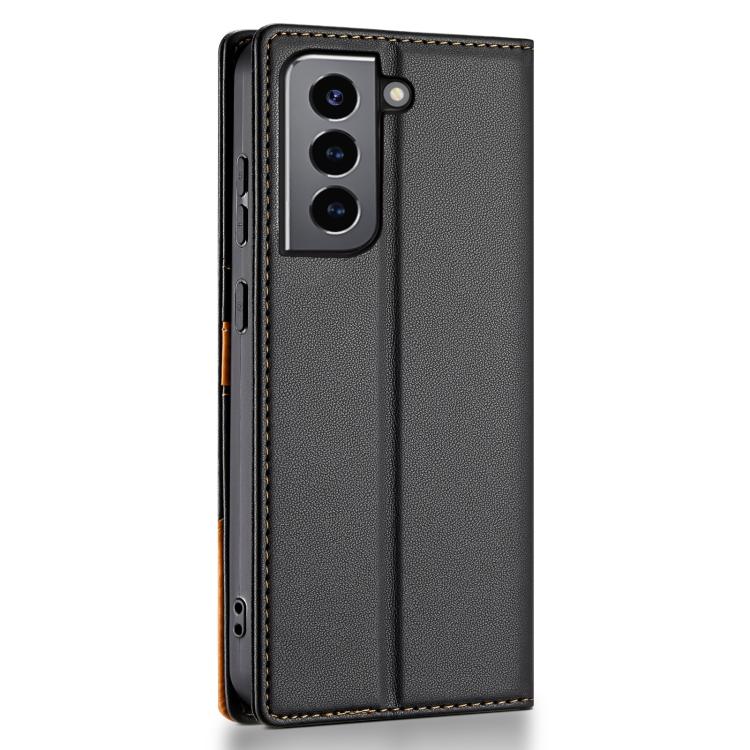For Samsung Galaxy S21+ 5G N.BEKUS P3 RFID Stitching Magnetic Flip Leather Phone Case
