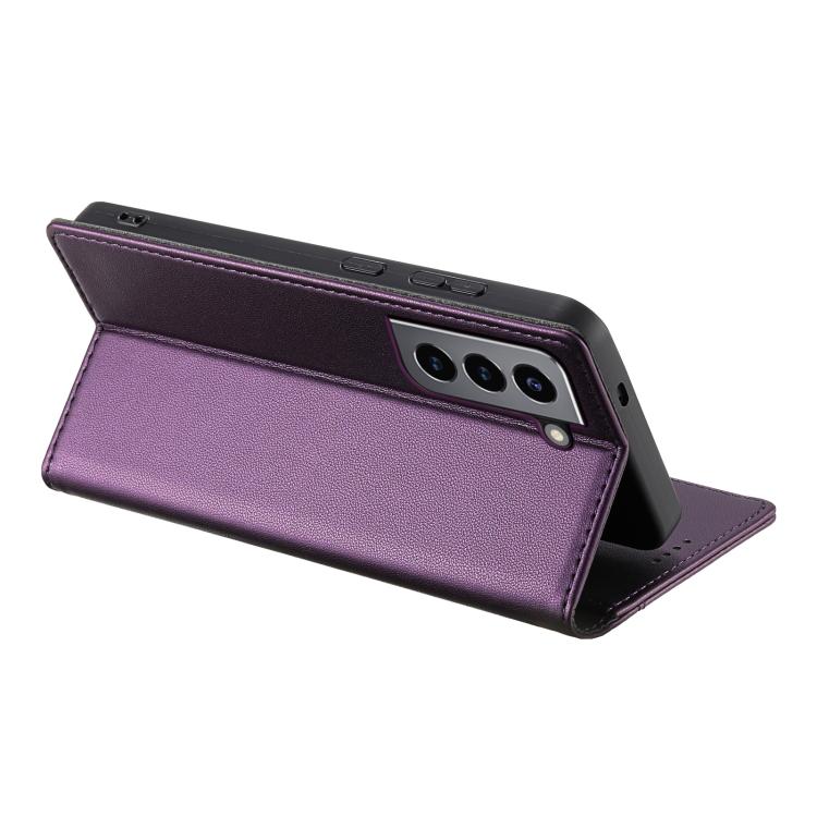 For Samsung Galaxy S21+ 5G N.BEKUS P3 RFID Stitching Magnetic Flip Leather Phone Case