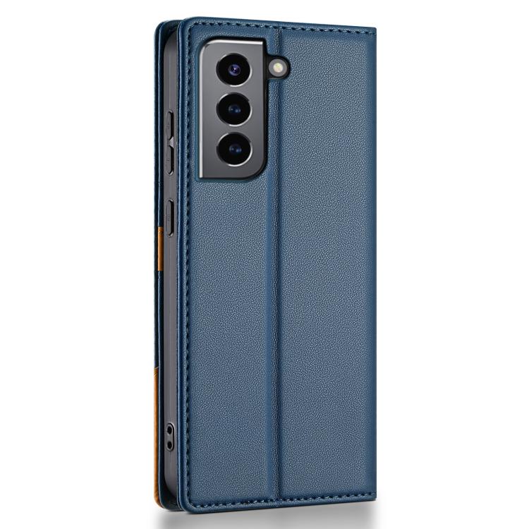 For Samsung Galaxy S22 5G N.BEKUS P3 RFID Stitching Magnetic Flip Leather Phone Case