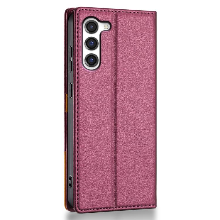 For Samsung Galaxy S23+ 5G N.BEKUS P3 RFID Stitching Magnetic Flip Leather Phone Case