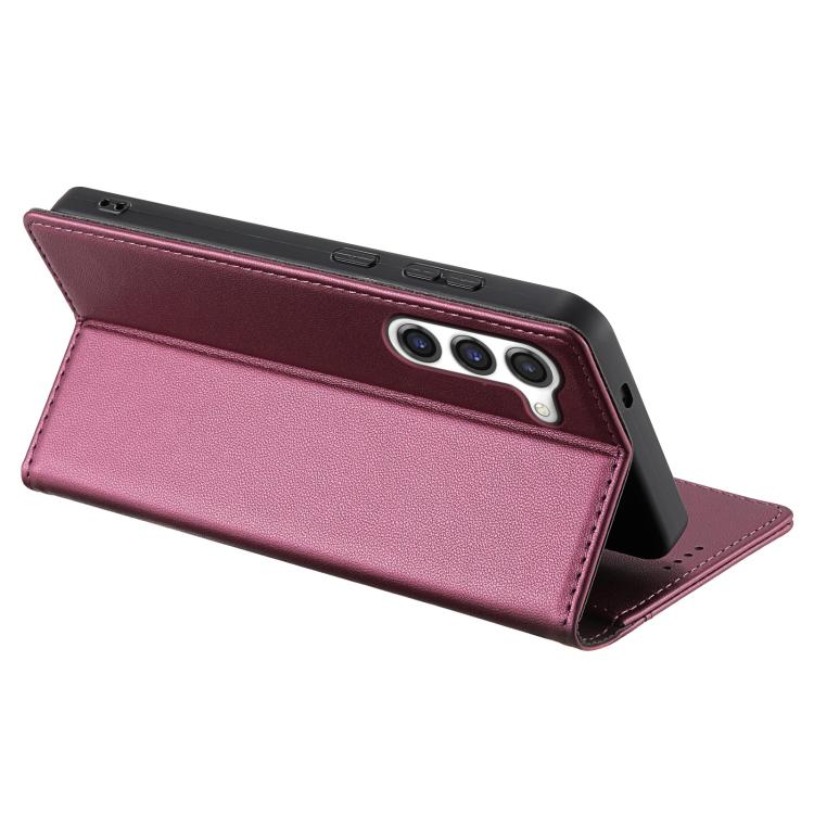 For Samsung Galaxy S23+ 5G N.BEKUS P3 RFID Stitching Magnetic Flip Leather Phone Case