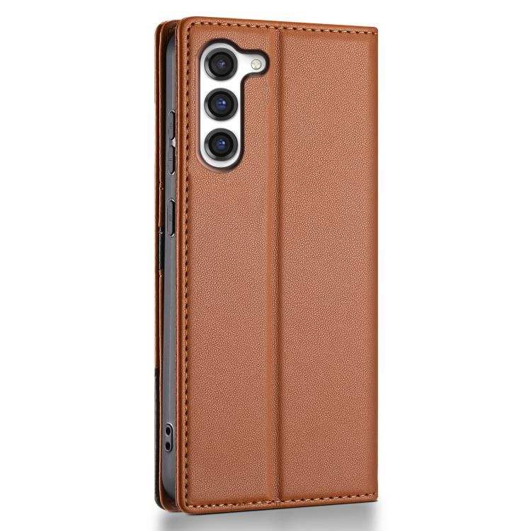 For Samsung Galaxy S23+ 5G N.BEKUS P3 RFID Stitching Magnetic Flip Leather Phone Case