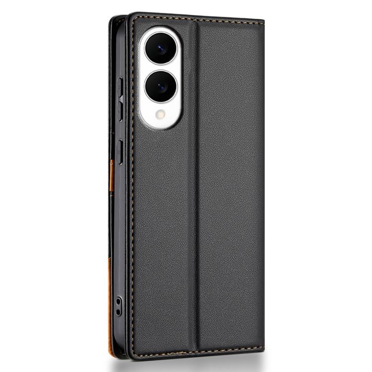 For Samsung Galaxy S25 Edge 5G N.BEKUS P3 RFID Stitching Magnetic Flip Leather Phone Case