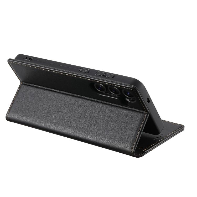 For Samsung Galaxy S25 Edge 5G N.BEKUS P3 RFID Stitching Magnetic Flip Leather Phone Case