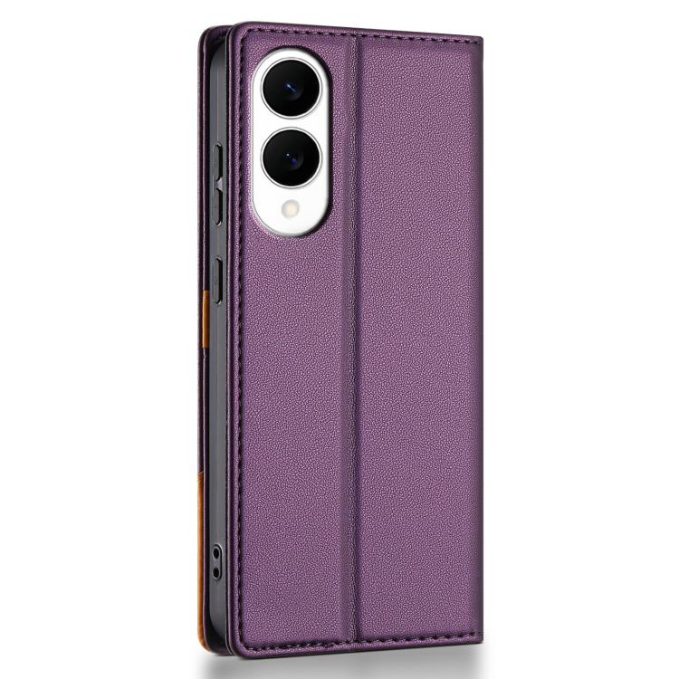 For Samsung Galaxy S25 Edge 5G N.BEKUS P3 RFID Stitching Magnetic Flip Leather Phone Case